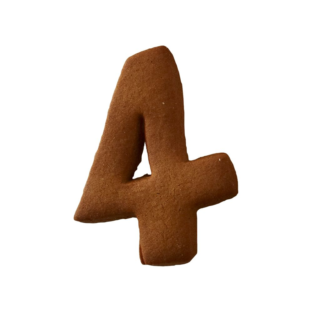 Birkmann - Ausstechform Zahl - "4" cm