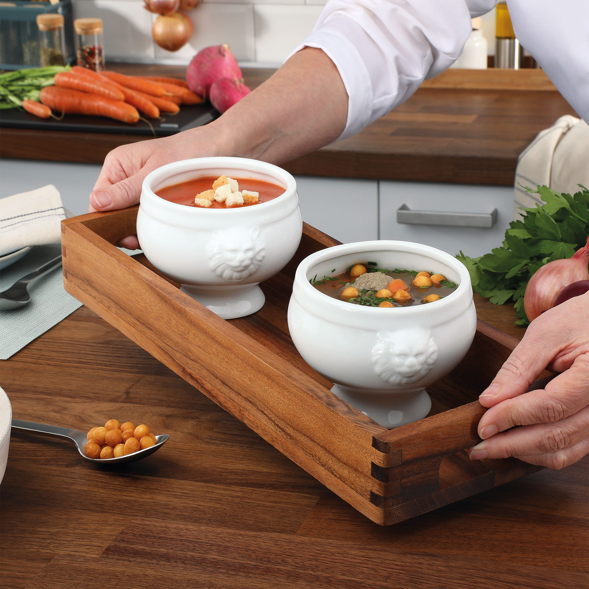 Küchenprofi - Lion Head Terrine - 450 ml - white