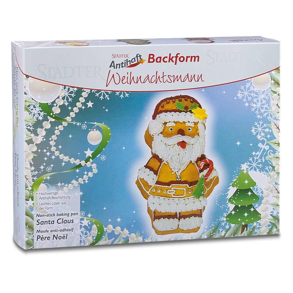 Städter - Cake mould Santa Claus - 17 x 27 x 6.5 cm - 1.500 ml Städter - Cake mould Santa Claus - 17 x 27 x 6.5 cm - 1.500 ml