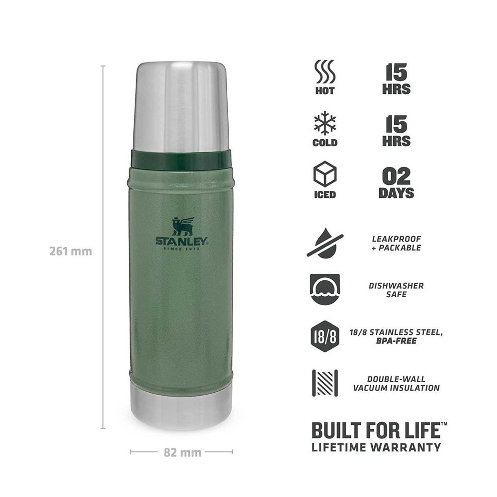 Stanley - Outdoor - Classic Vacuum Flask green 0,47 L