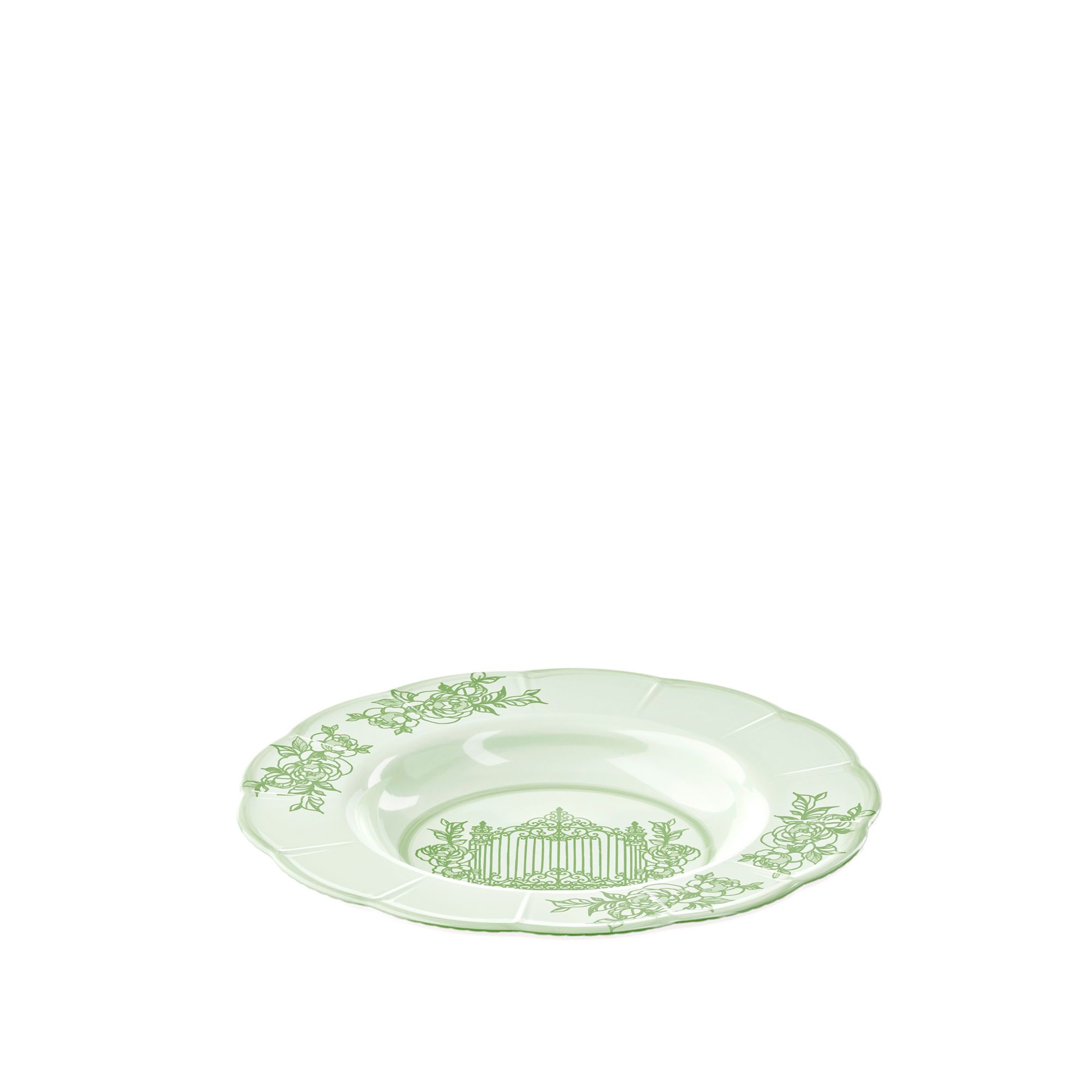 Guzzini - Deep Plate 'JOSPEHINE' - Dusty Green