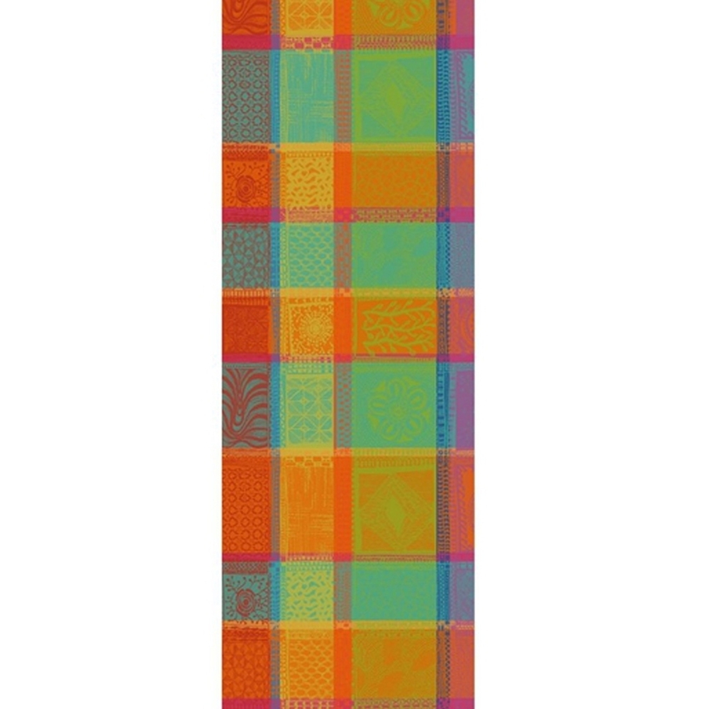 Garnier-Thiebaut Table Runner - Mille Wax Créole - oB