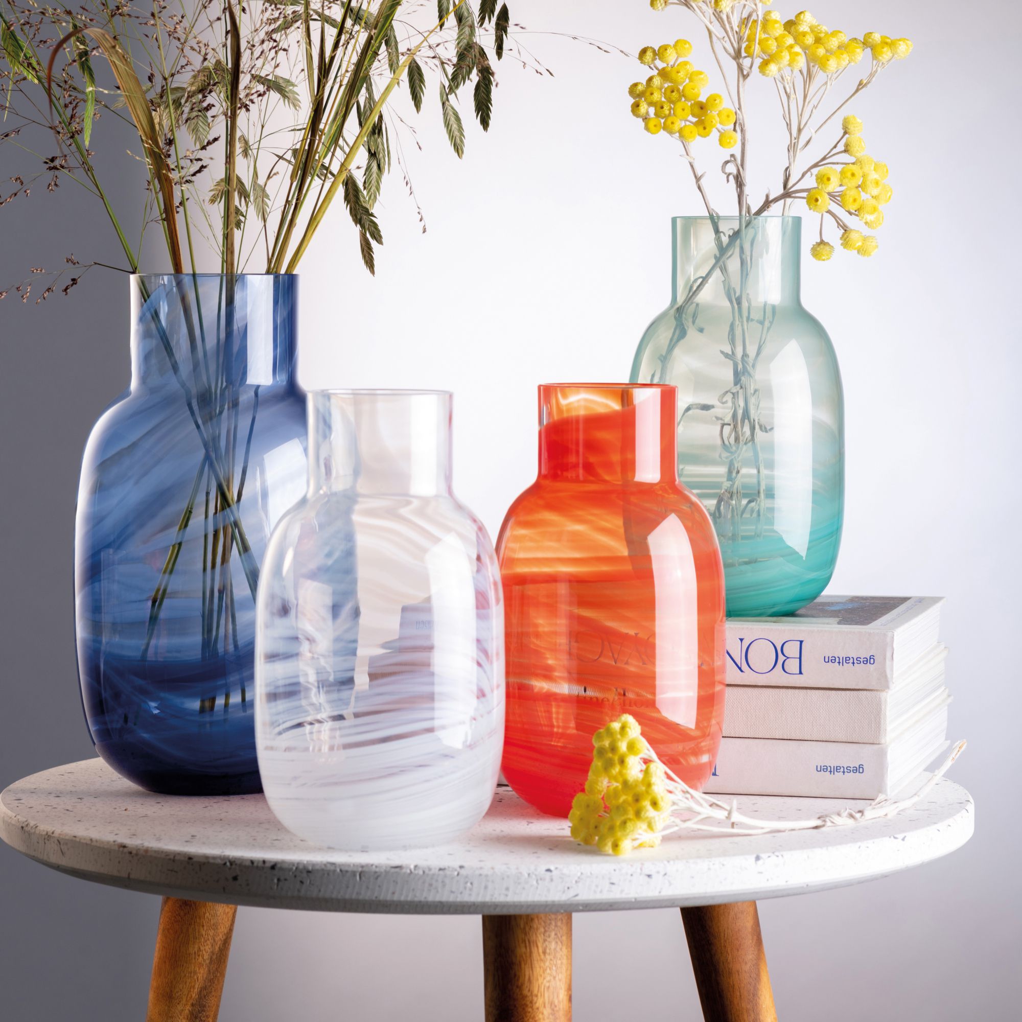Zwiesel Glas - Vase Waters klein, blau