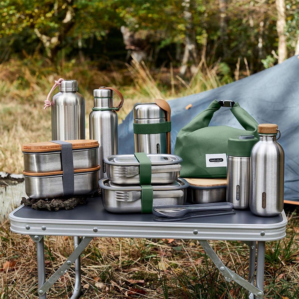 black+blum - To Go Isolierbecher - Edelstahl - 340 ml - Olive