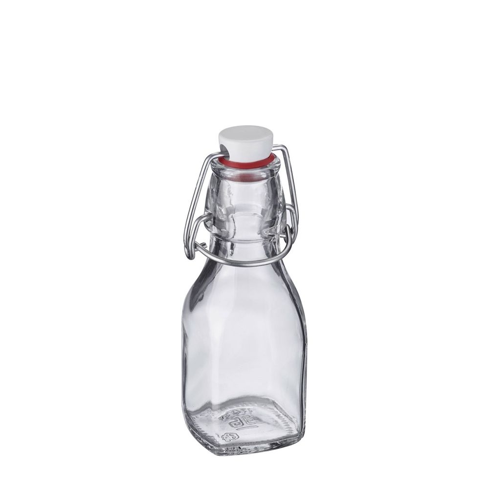 Westmark -  Bügelverschlussflasche eckig 125 ml Westmark -  Bügelverschlussflasche eckig 125 ml