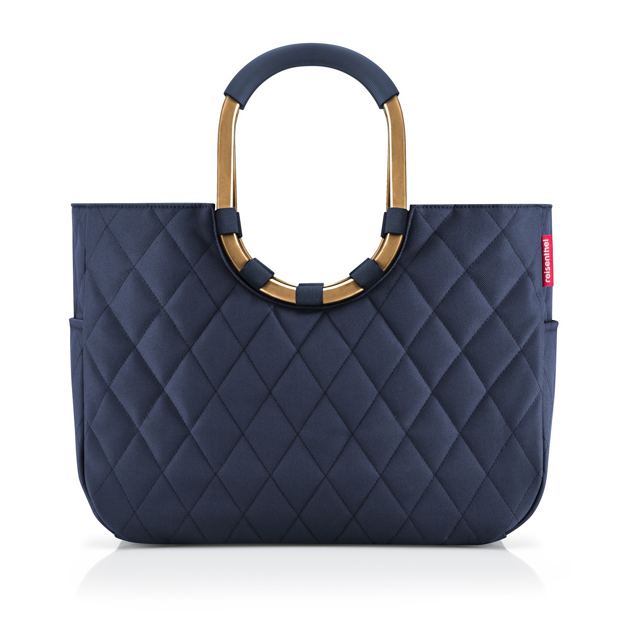 reisenthel - loopshopper L -  frame rhombus midnight gold