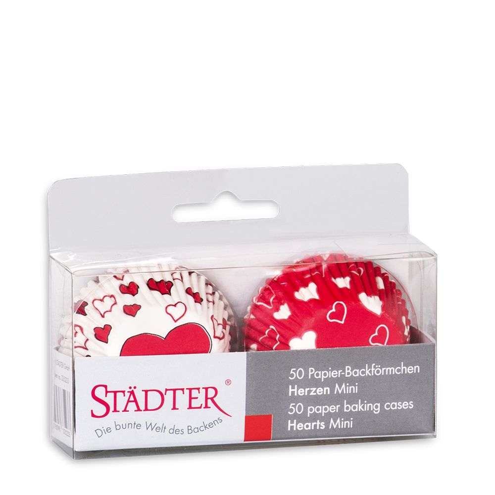 Städter - paper baking pan - 50 pieces - different sizes and patterns