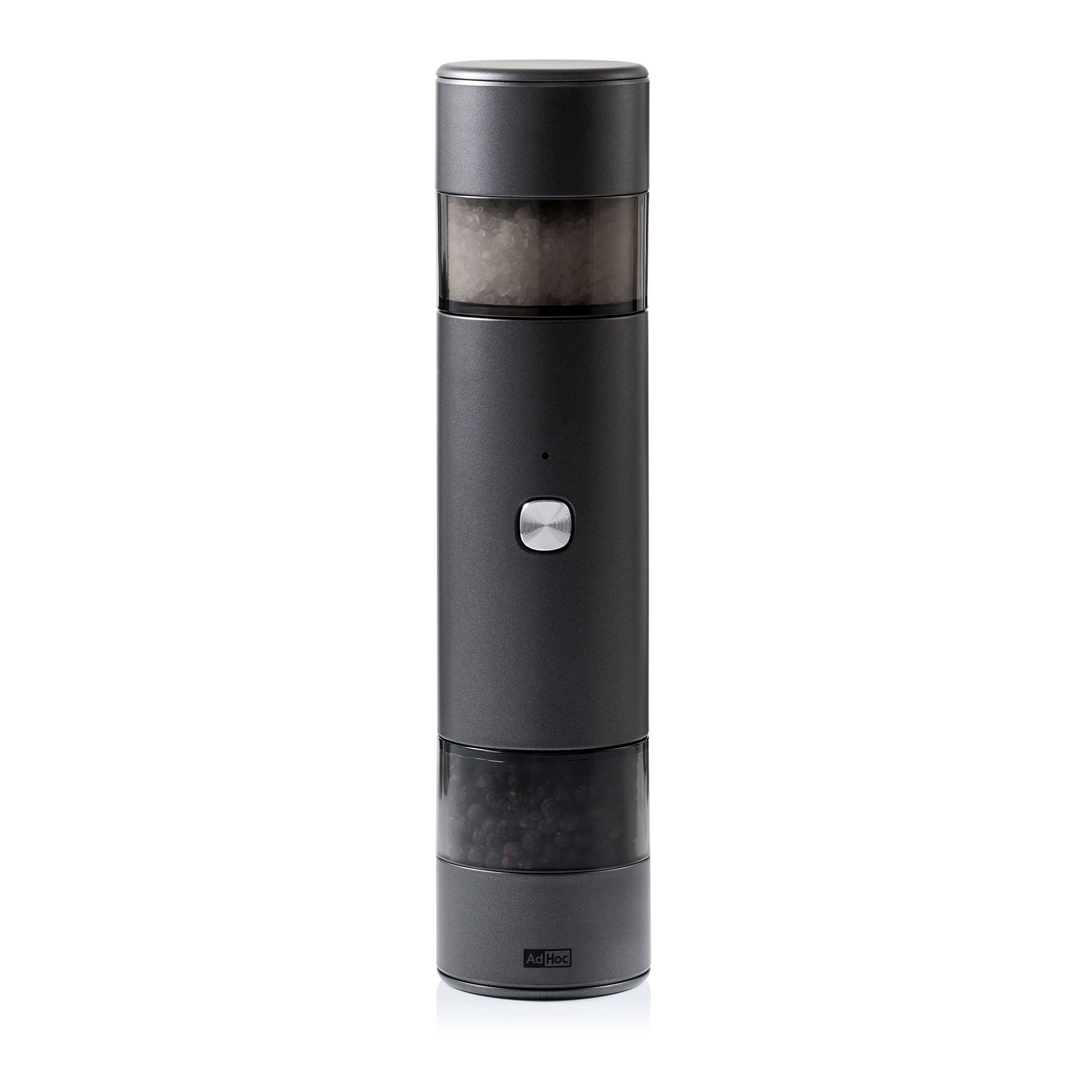 AdHoc - i.Mill Duo Elektrische Pfeffer- und Salz- Doppelmühle - 23,5 cm | Dark Grey