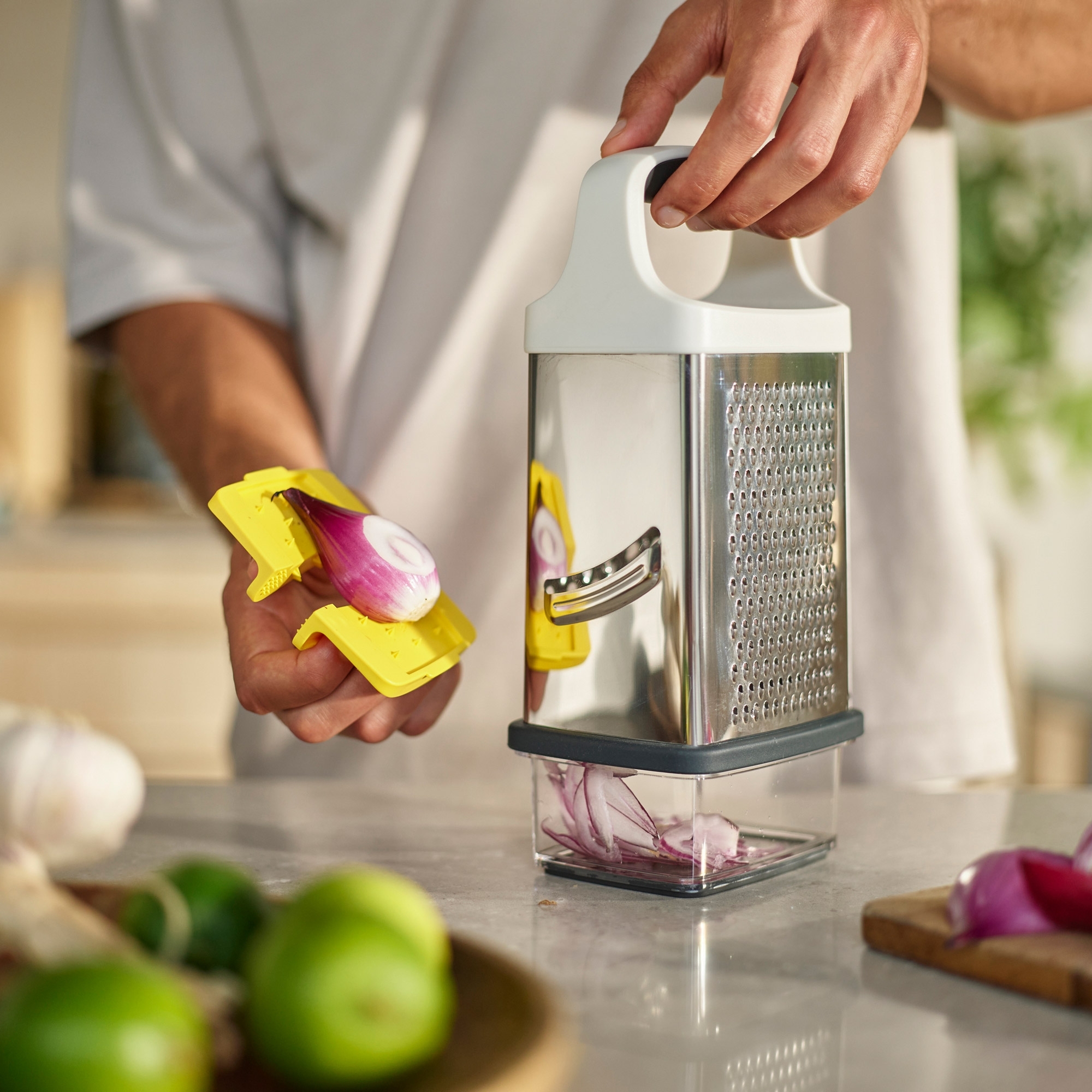 Joseph Joseph - Box Reibe Multi-Grip - yellow Joseph Joseph - Box Reibe Multi-Grip - yellow