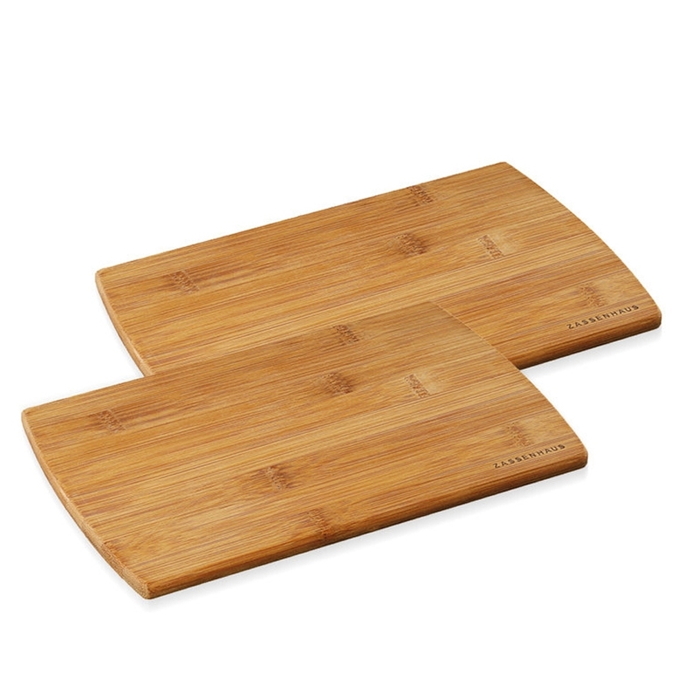 Zassenhaus - 2er-Set Frühstücksbretter Bambus - 26x17 cm