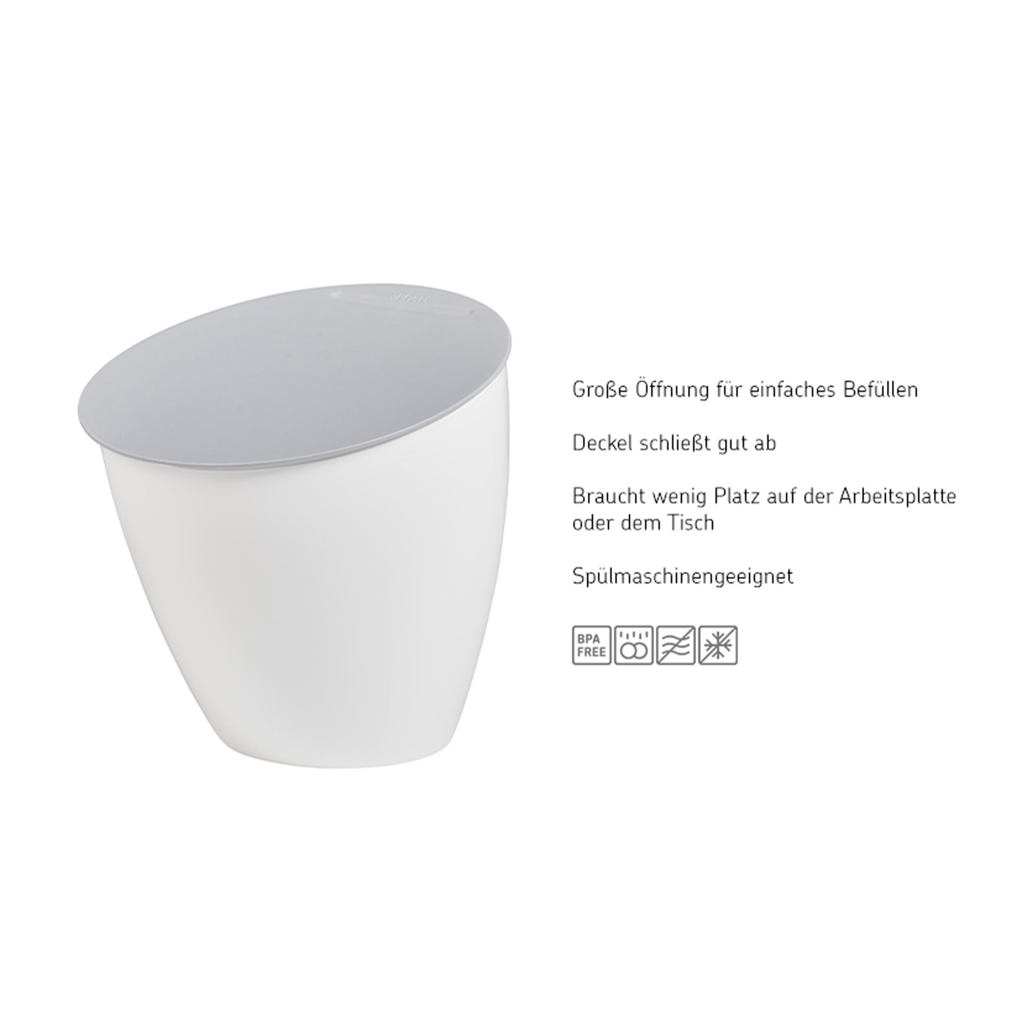 Mepal - Abfallbehälter Calypso - Vivid mauve