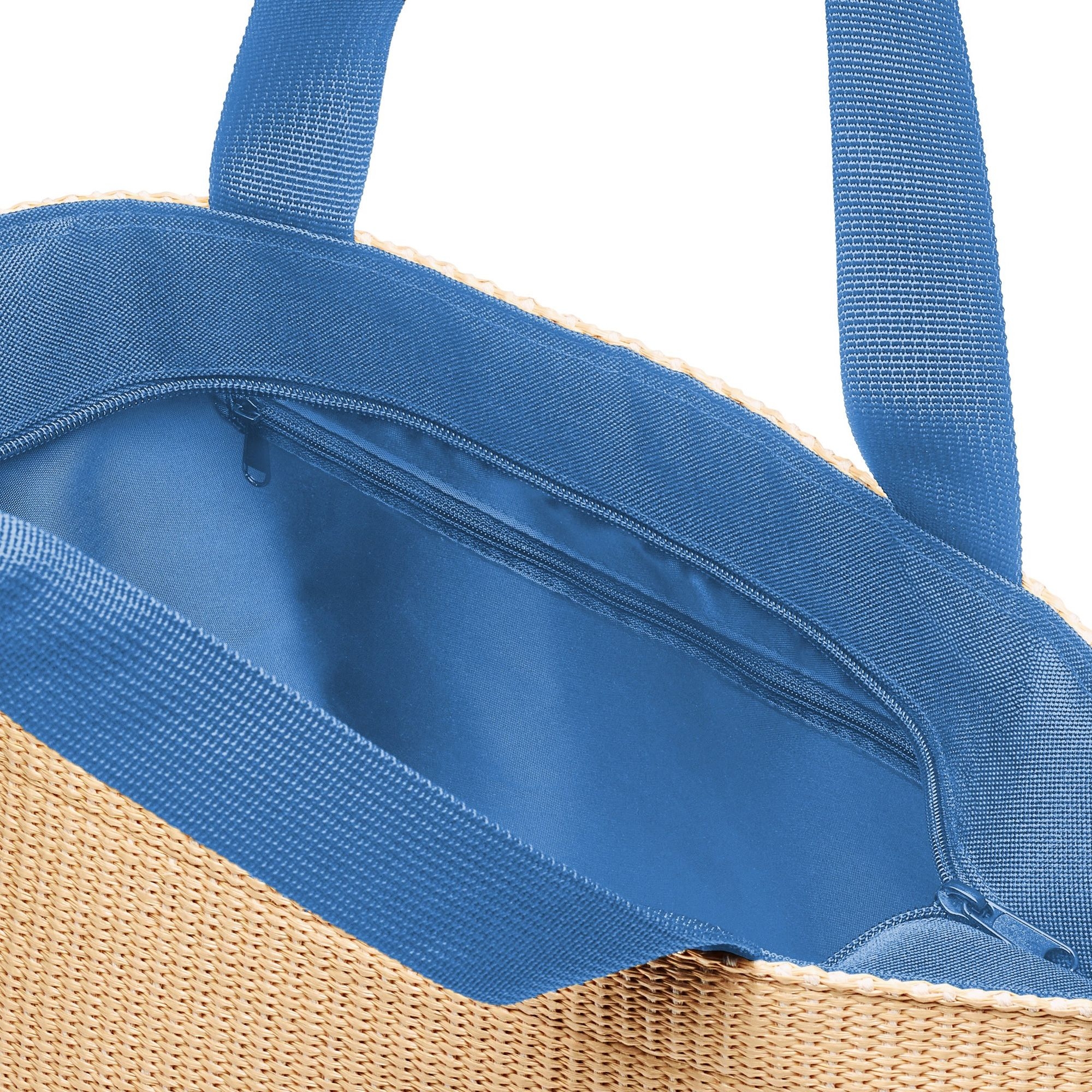 reisenthel - shopper M - raffia blue