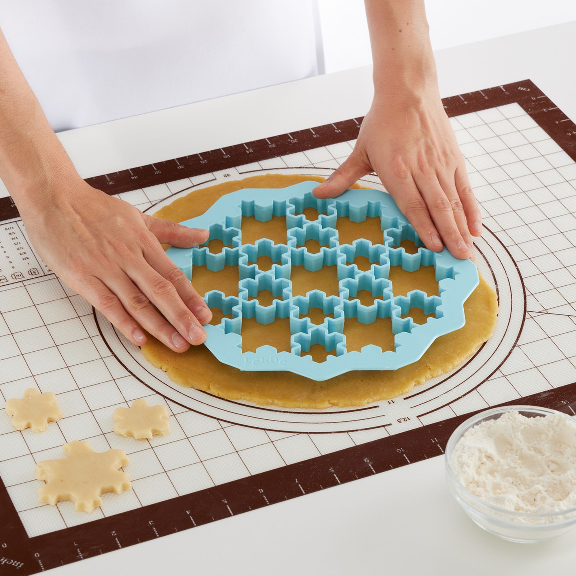 Lékué - Non-stick Pastry Mat - brown 60 x 40 cm