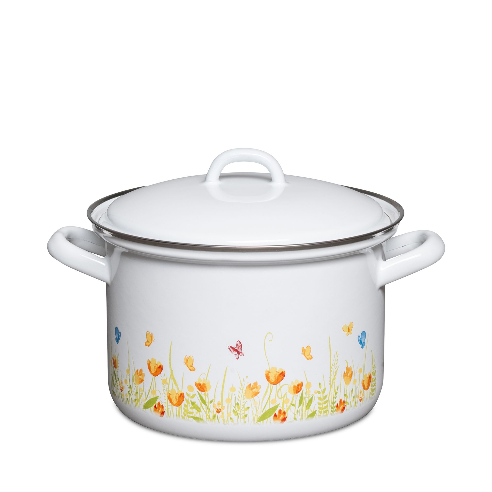 Riess special decor - Tulip - Meat pot with lid 18 cm Riess special decor - Tulip - Meat pot with lid 18 cm