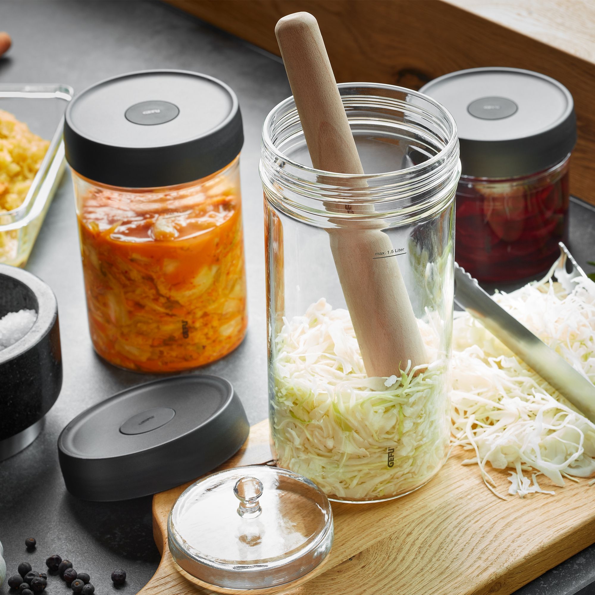 Gefu fermentation jar - NATIVO, 1.5 l Gefu fermentation jar - NATIVO, 1.5 l