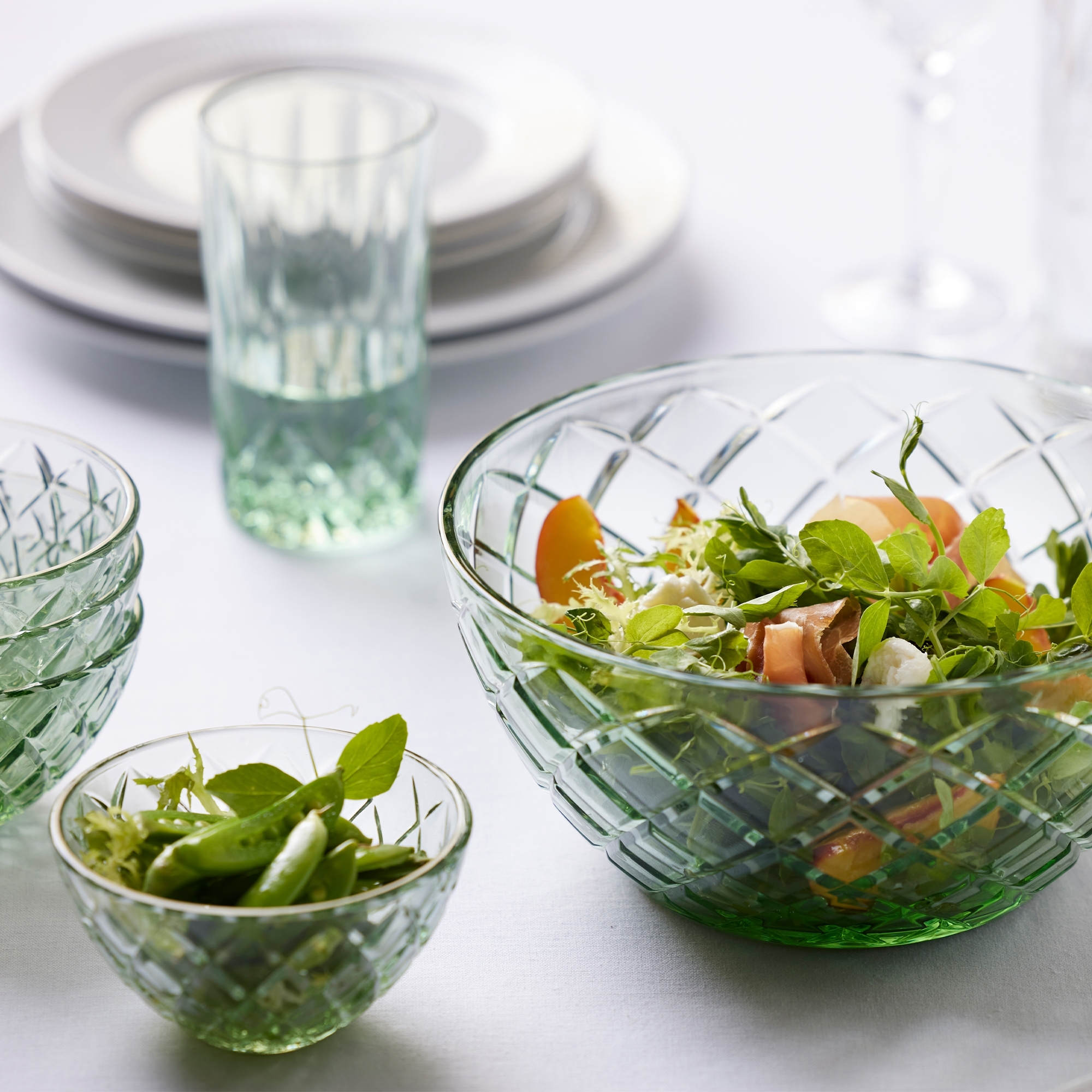 Lyngby Glas -Sorrento - Highball - 4 pcs - Green