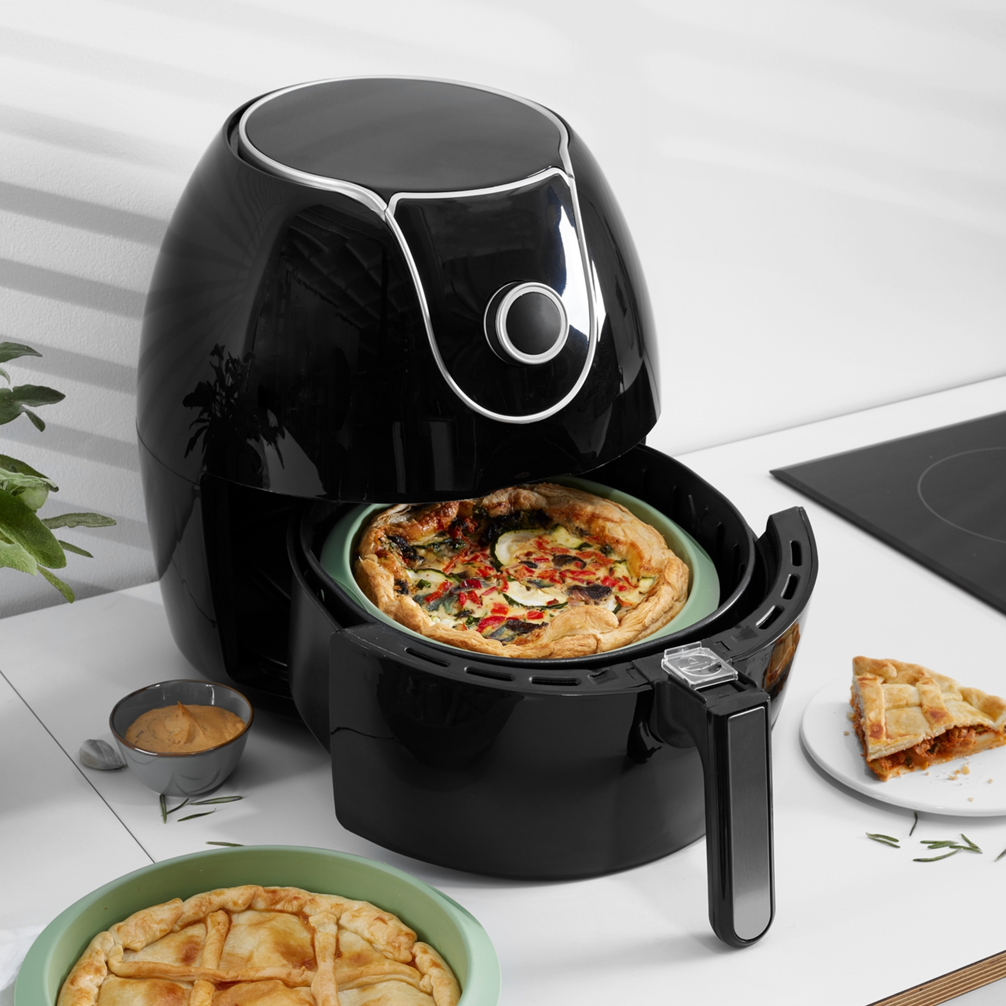 Lékué - Heißluftfritteusenform, 20 cm grün Lékué - Heißluftfritteusenform, 20 cm grün