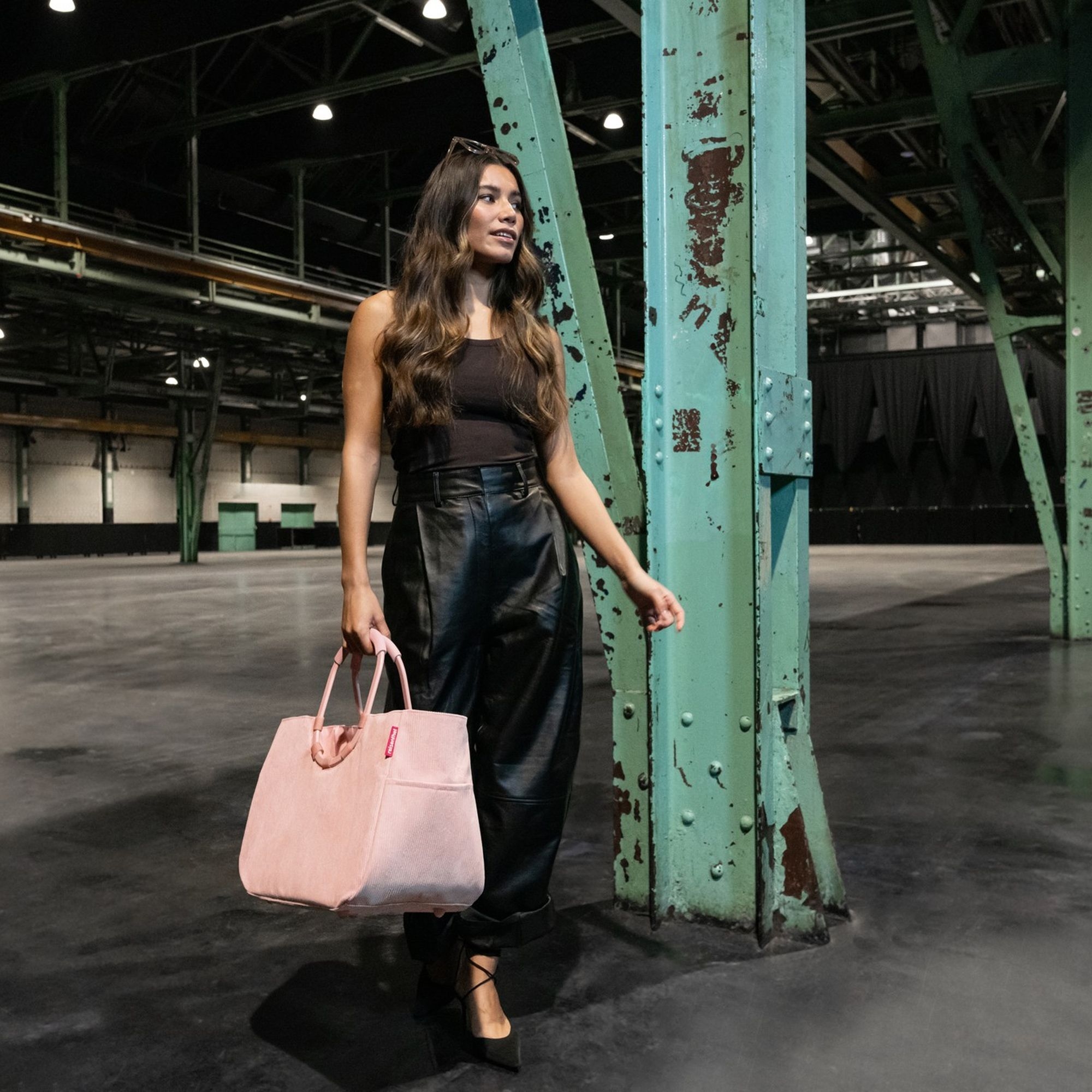 reisenthel - loopshopper L - frame cord blush