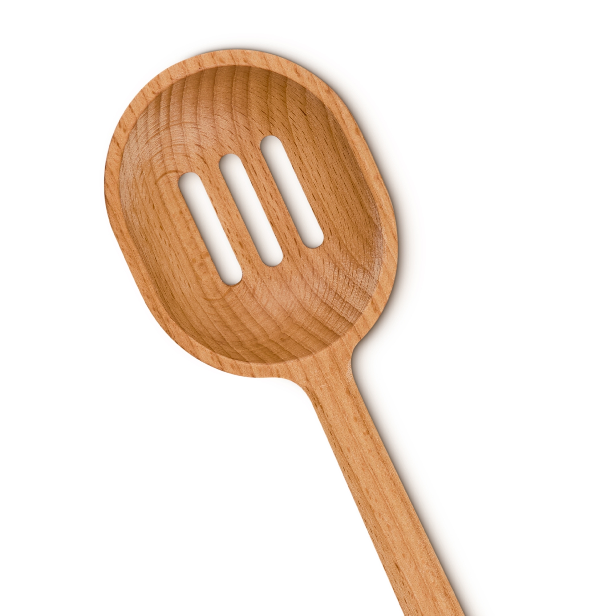 Le Creuset - Signature Slotted Spoon, Beechwood | 30 cm