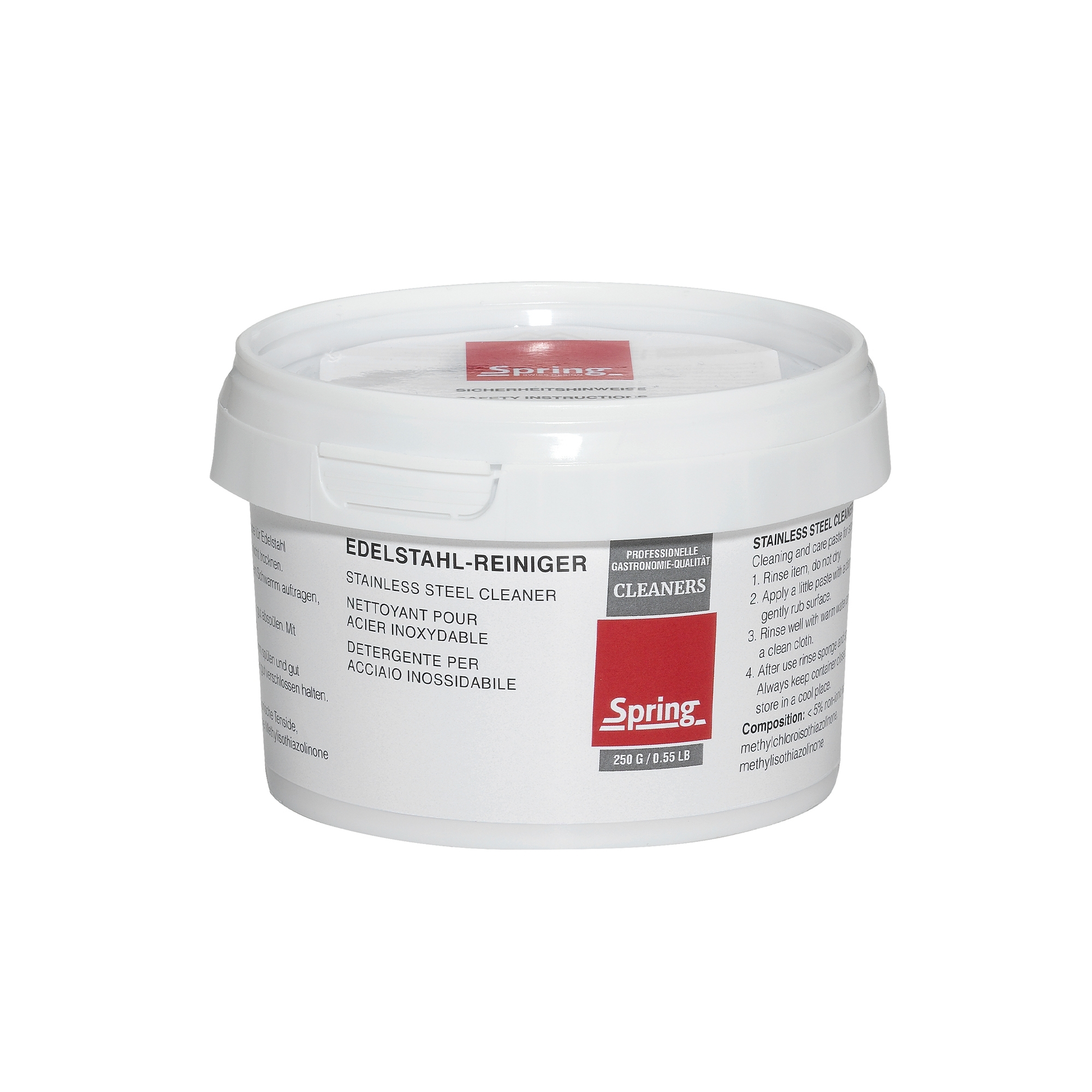 Spring - Edelstahlreiniger und -pflege - 250 g