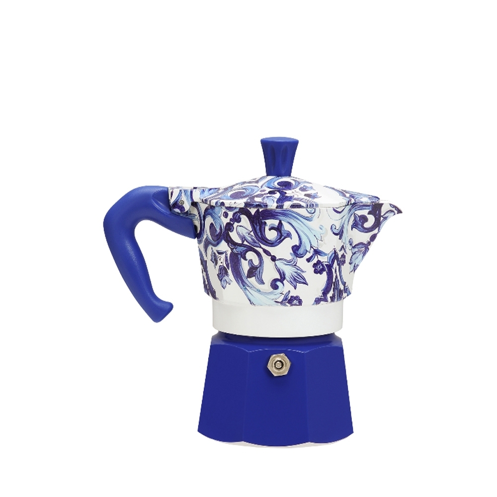 Bialetti - Moka Express 3 Tassen - Dolce & Gabbana Blu Mediterraneo