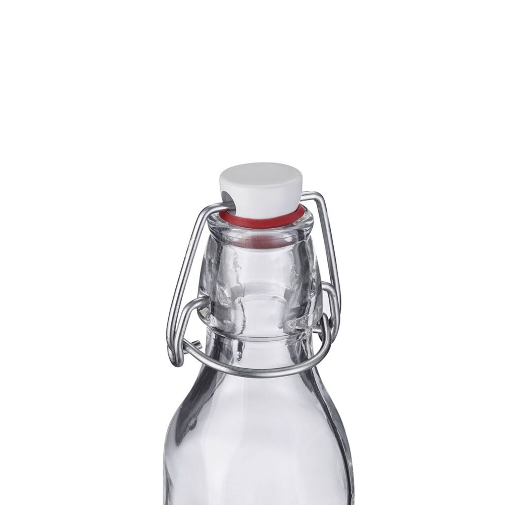 Westmark -  Bügelverschlussflasche eckig 125 ml