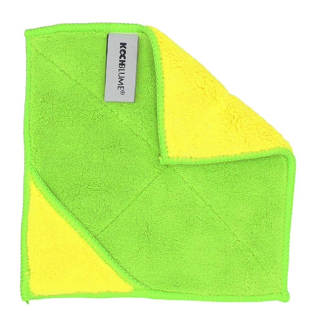 Kochblume - Microfiber cloth 18 x 18 cm, lime/yellow Kochblume - Microfiber cloth 18 x 18 cm, lime/yellow
