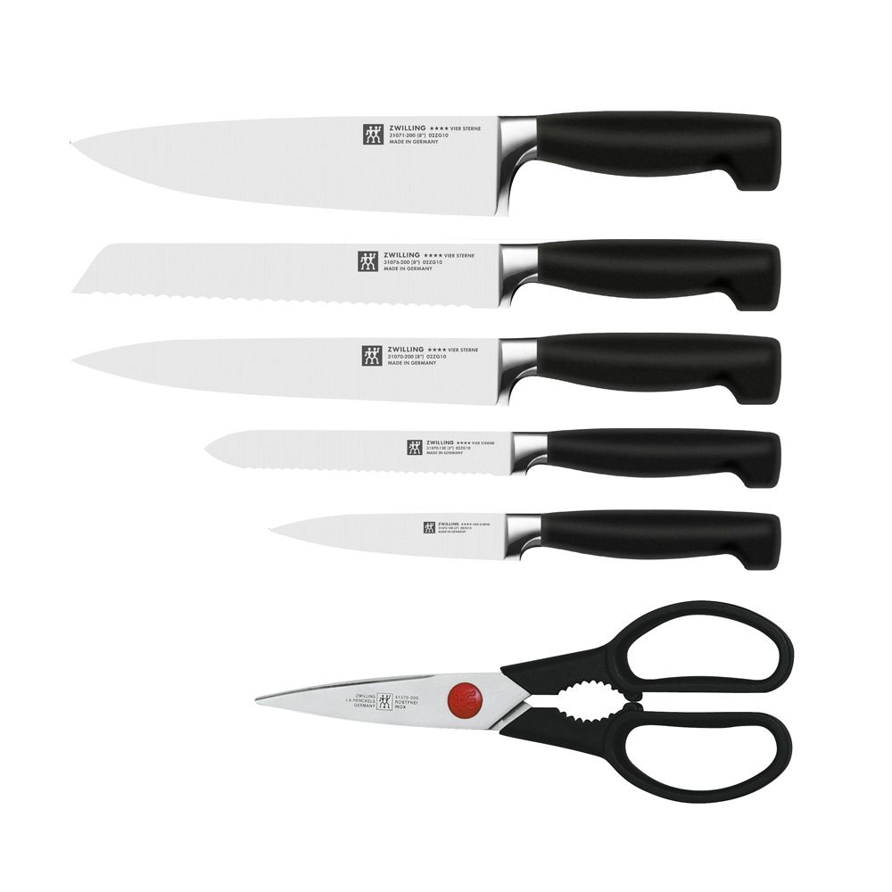 Zwilling - **** VIER STERNE Selbstschärfender Messerblock 7-tlg Zwilling - **** VIER STERNE Selbstschärfender Messerblock 7-tlg