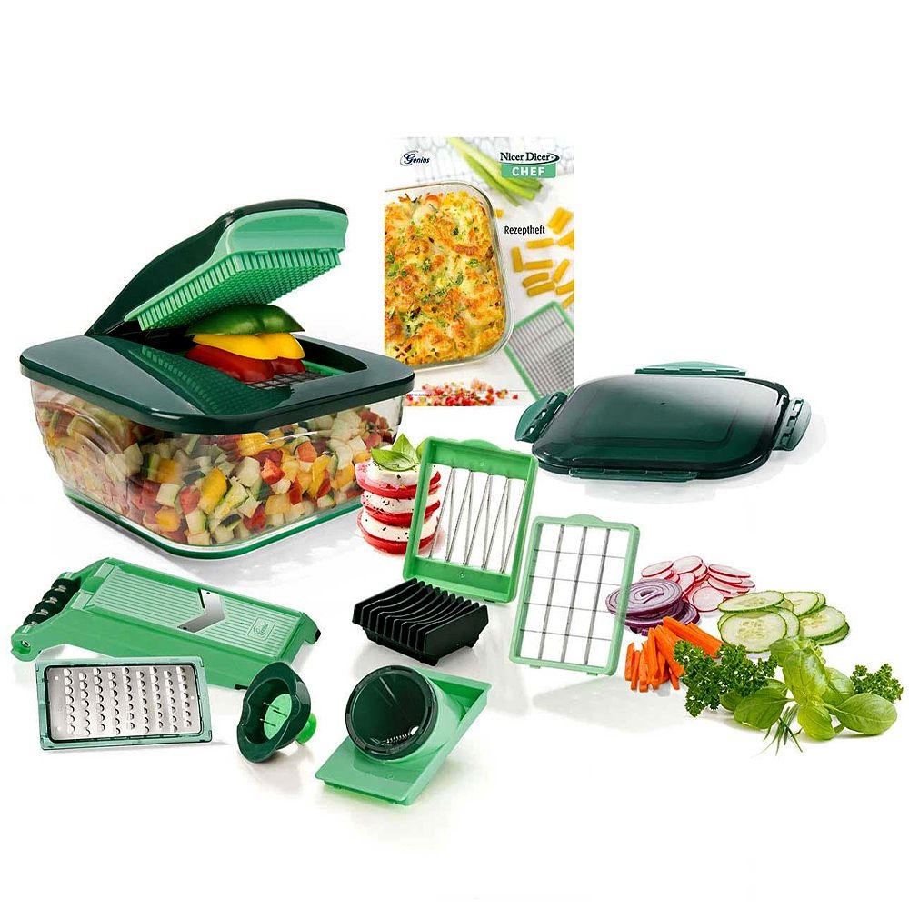 Genius - Nicer Dicer Chef 15-tlg. - Gemüseschneider