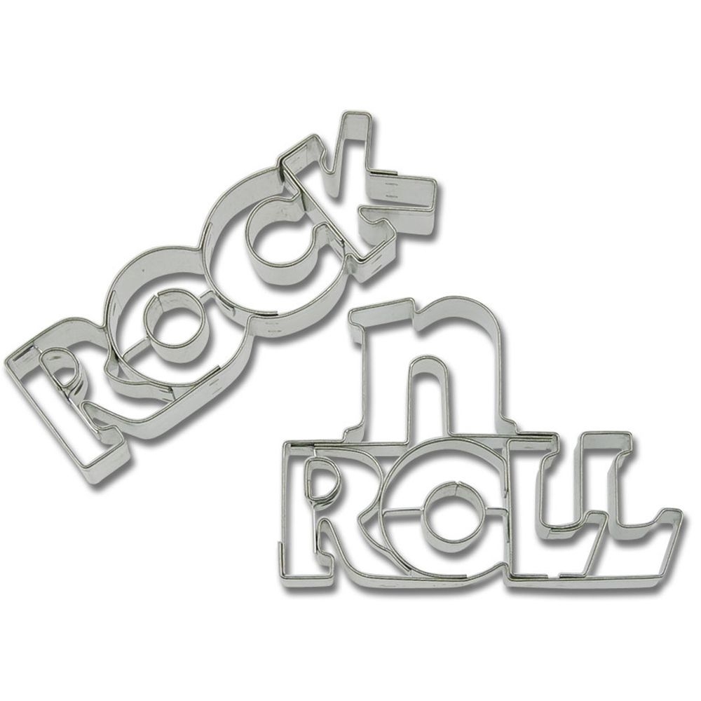 Städter - Cookie cutter Rock 'n' roll lettering - 2 pieces
