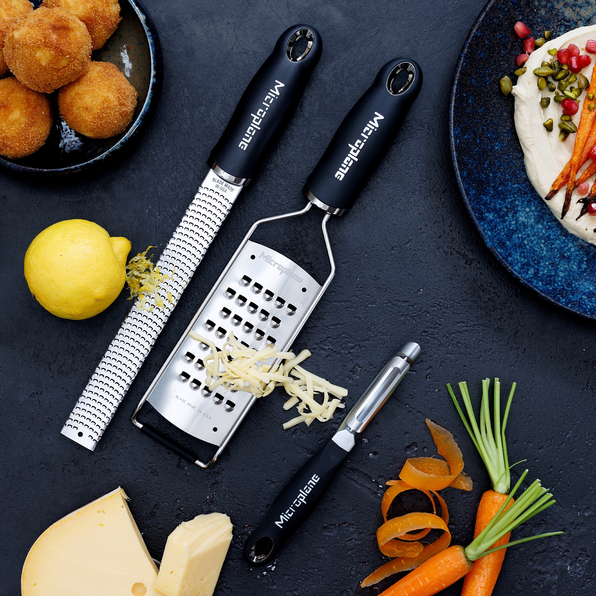 Microplane - Gourmet Reiben-Set mit Schäler