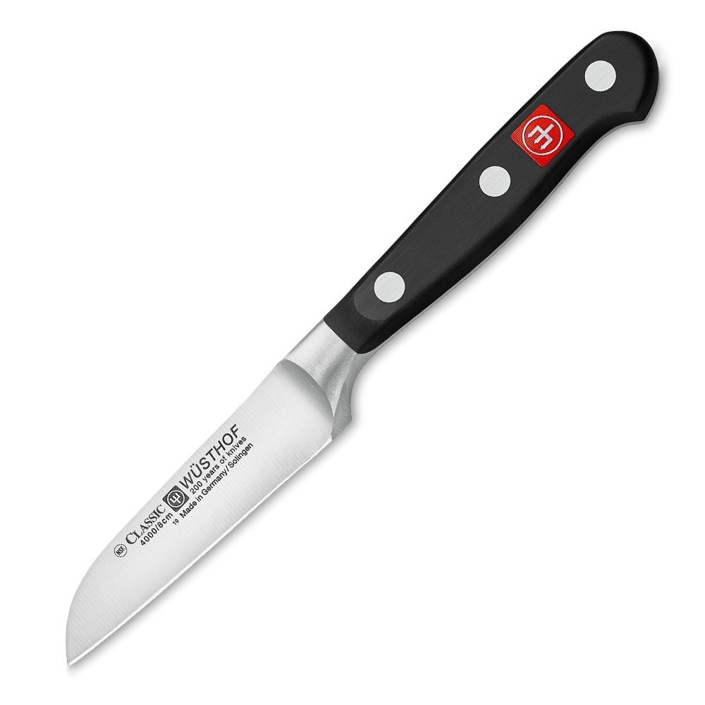 Wüsthof Gemüsemesser Rot, 8 Cm Klingenlänge – Edelstahl, Spülmaschinenfest, Praktisches Küchenmesser