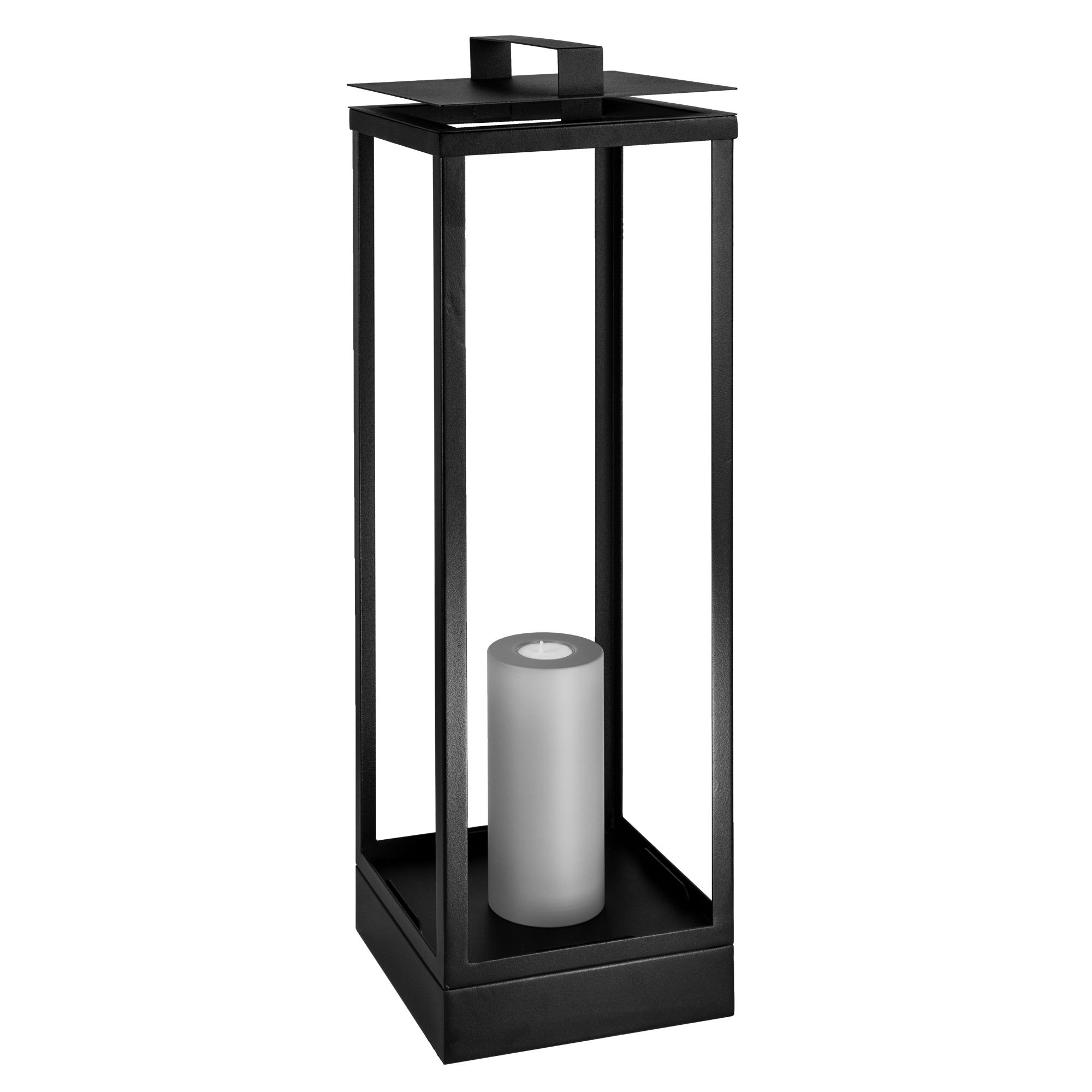 Qult Farluce Abdeckung für Quinta Laterne - 20 x 20 x 6 cm - Rost