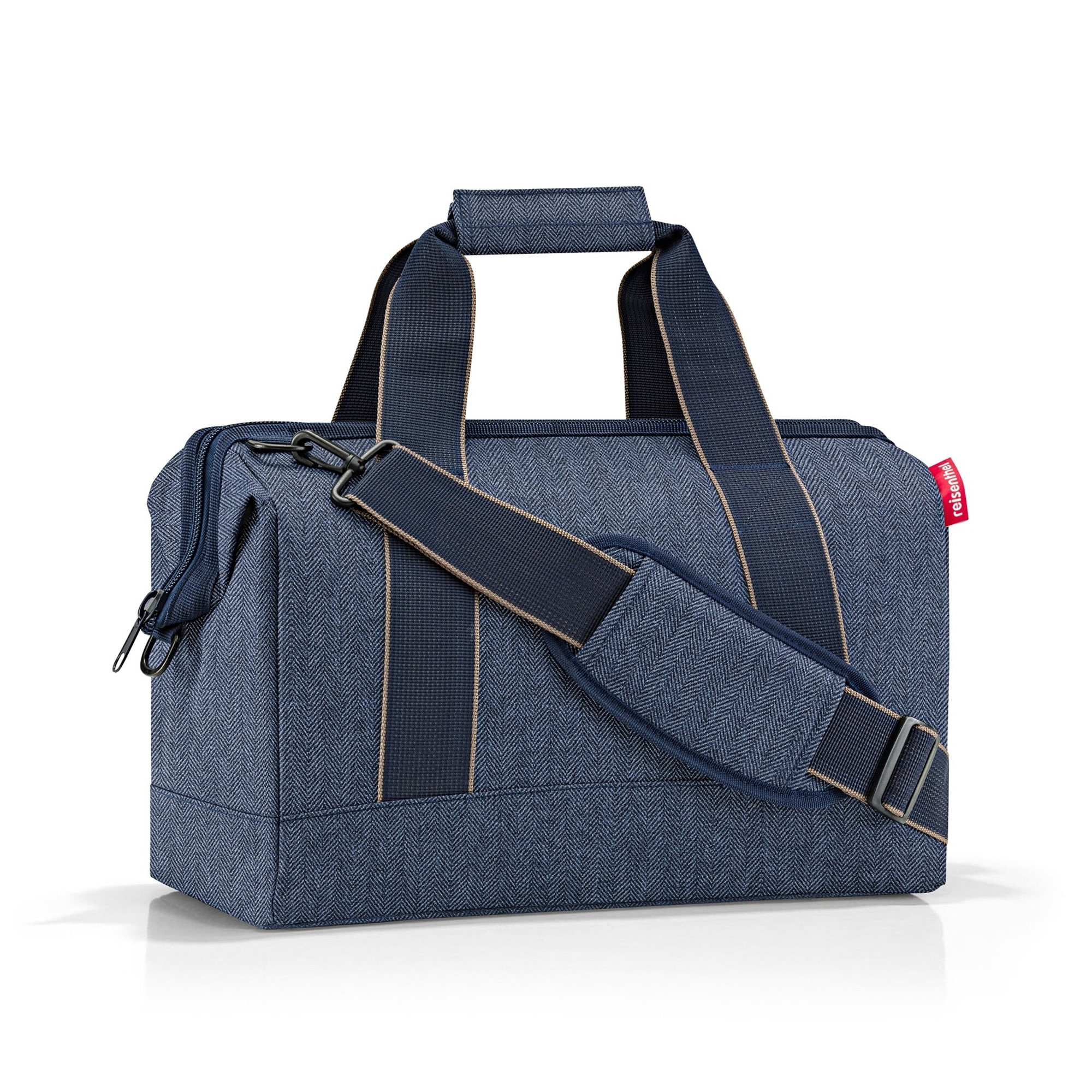 reisenthel - allrounder M - herringbone dark blue reisenthel - allrounder M - herringbone dark blue