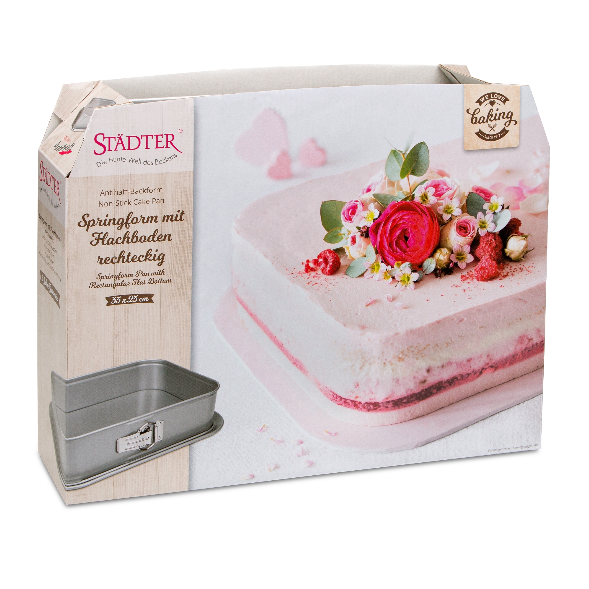 Städter - We-Love-Baking springform pan - rectangular