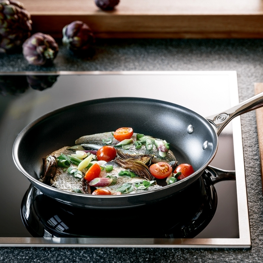 Le Creuset - 3-ply Plus Pfanne flach Antihaft