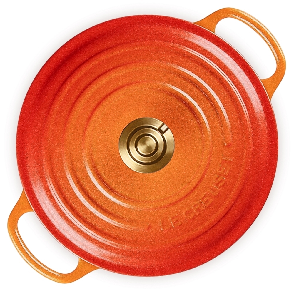 Le Creuset - Hellgoldfarbener Crucible Deckelknopf Le Creuset - Hellgoldfarbener Crucible Deckelknopf