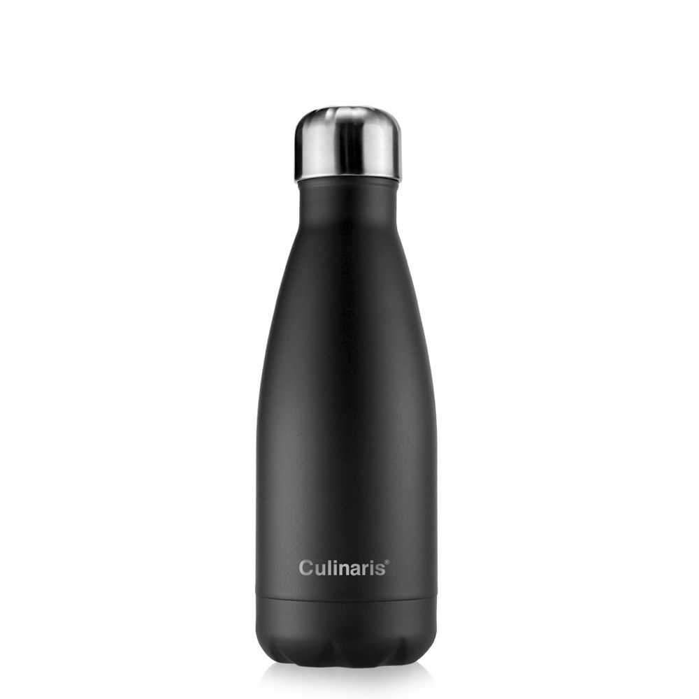 Insulated bottle - 350 ml - black | Culinaris Insulated bottle - 350 ml - black | Culinaris