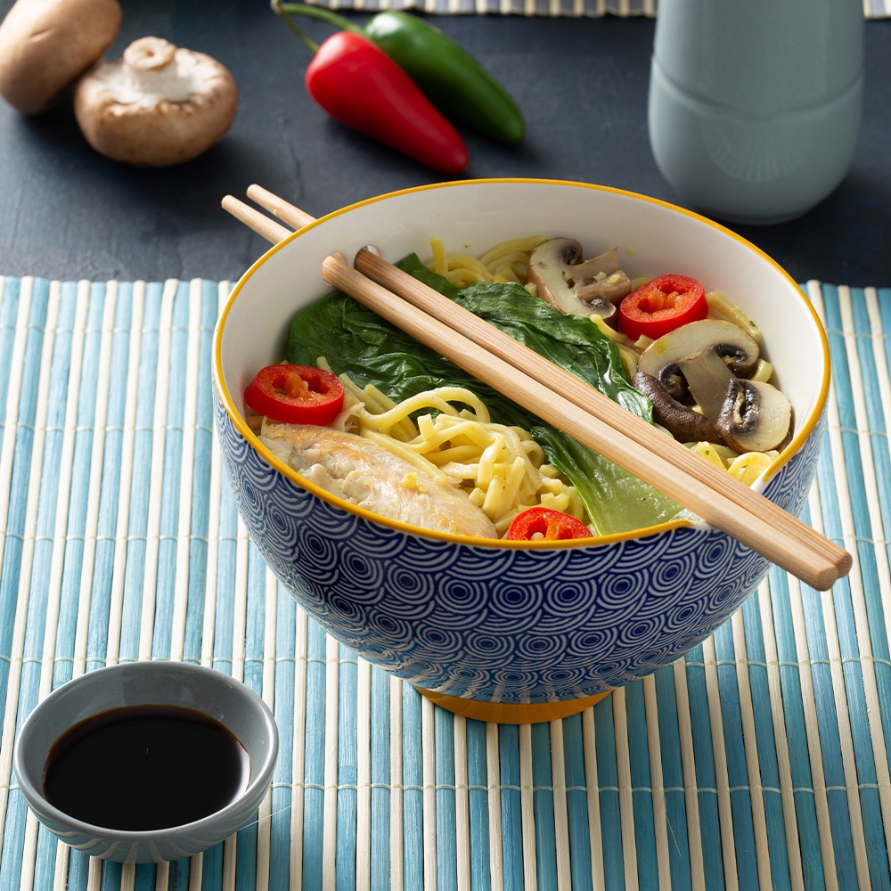 Typhoon - Asia Noodle Bowl with Chopsticks