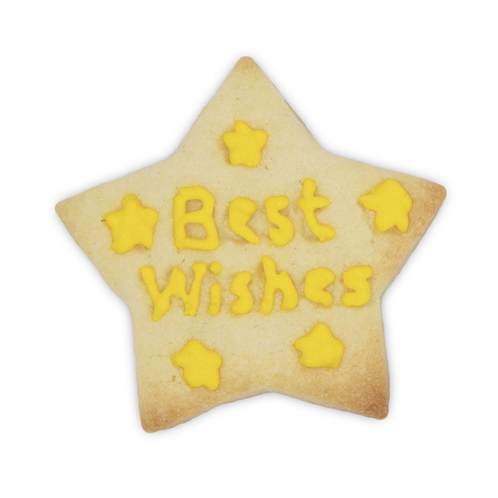 Städter - Cookie cutter Star Best Wishes - 4.5 cm