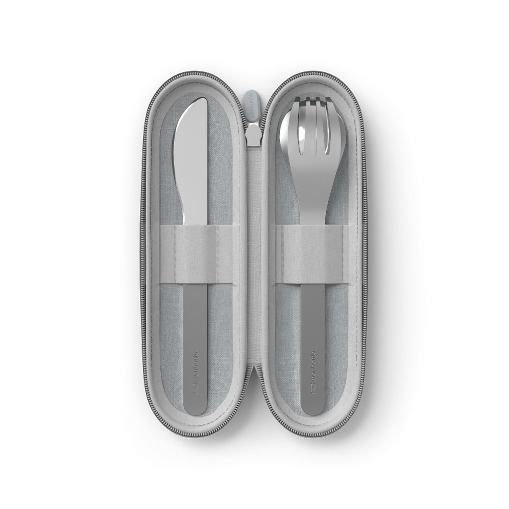 monbento - MB Slim Nest - cutlery set in a fabric case monbento - MB Slim Nest - cutlery set in a fabric case