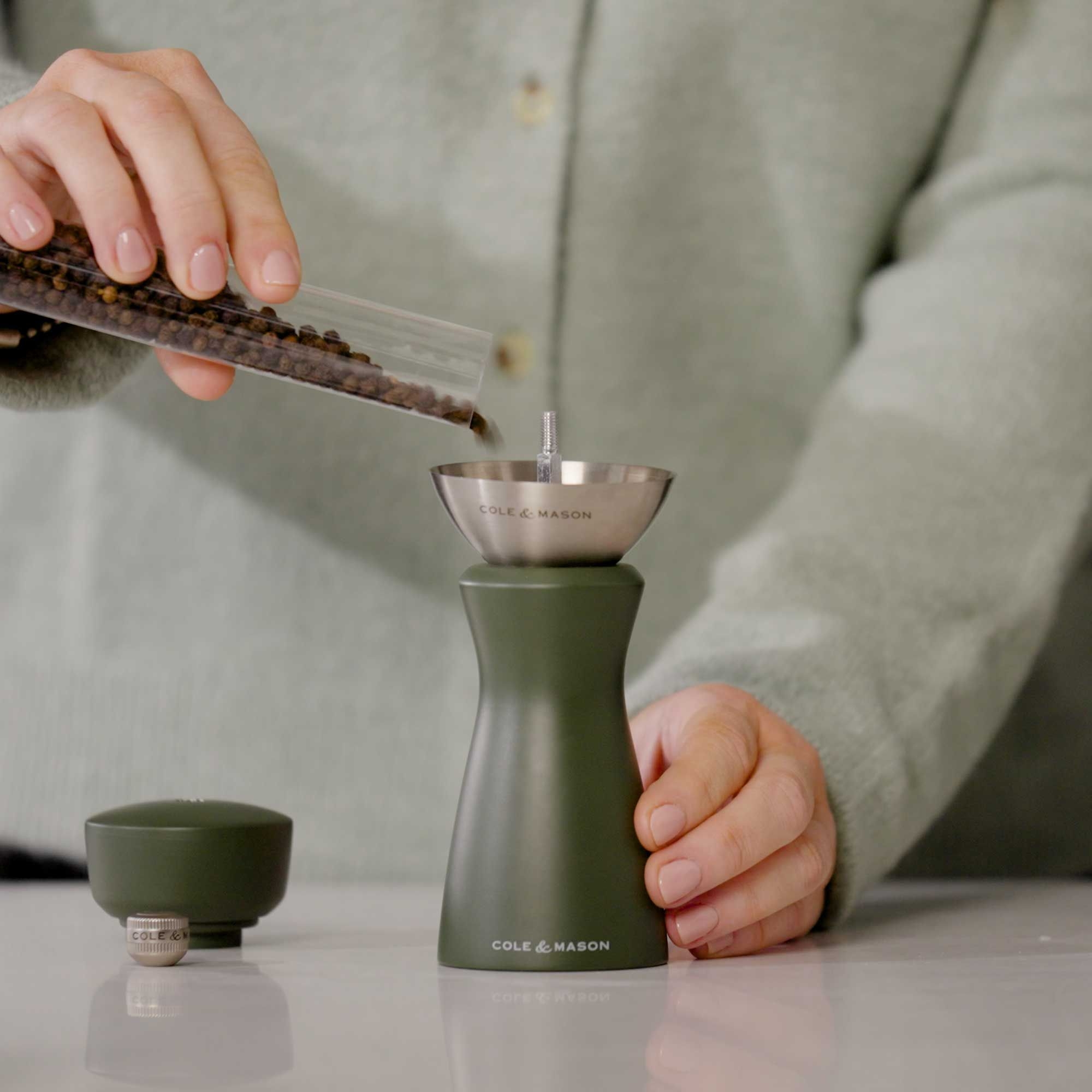 COLE & MASON - Kenton Pepper and Salt Mill - Rosemary