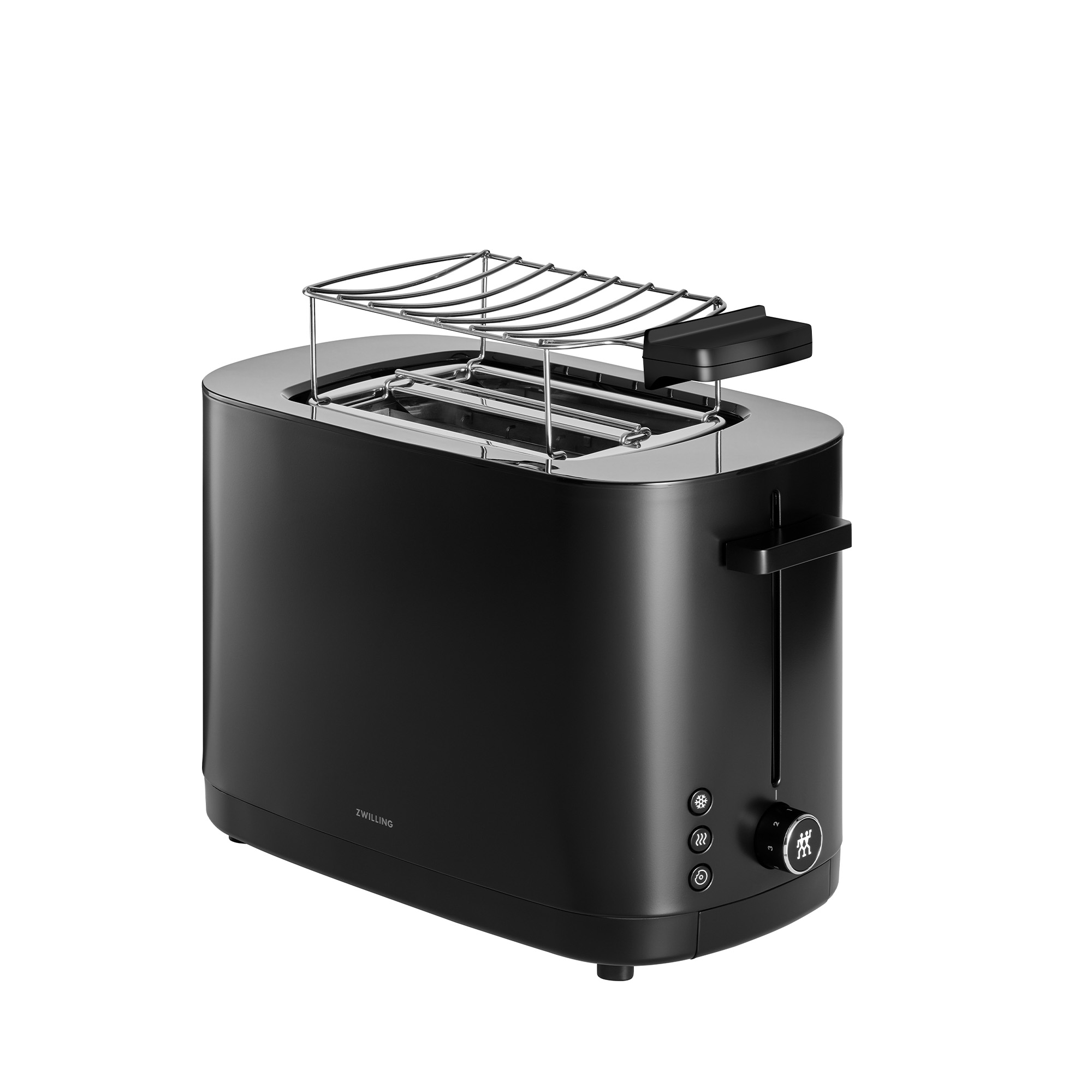 ZWILLING - Toaster with bread roll attachment | ENFINIGY | 2 slots short | black ZWILLING - Toaster with bread roll attachment | ENFINIGY | 2 slots short | black
