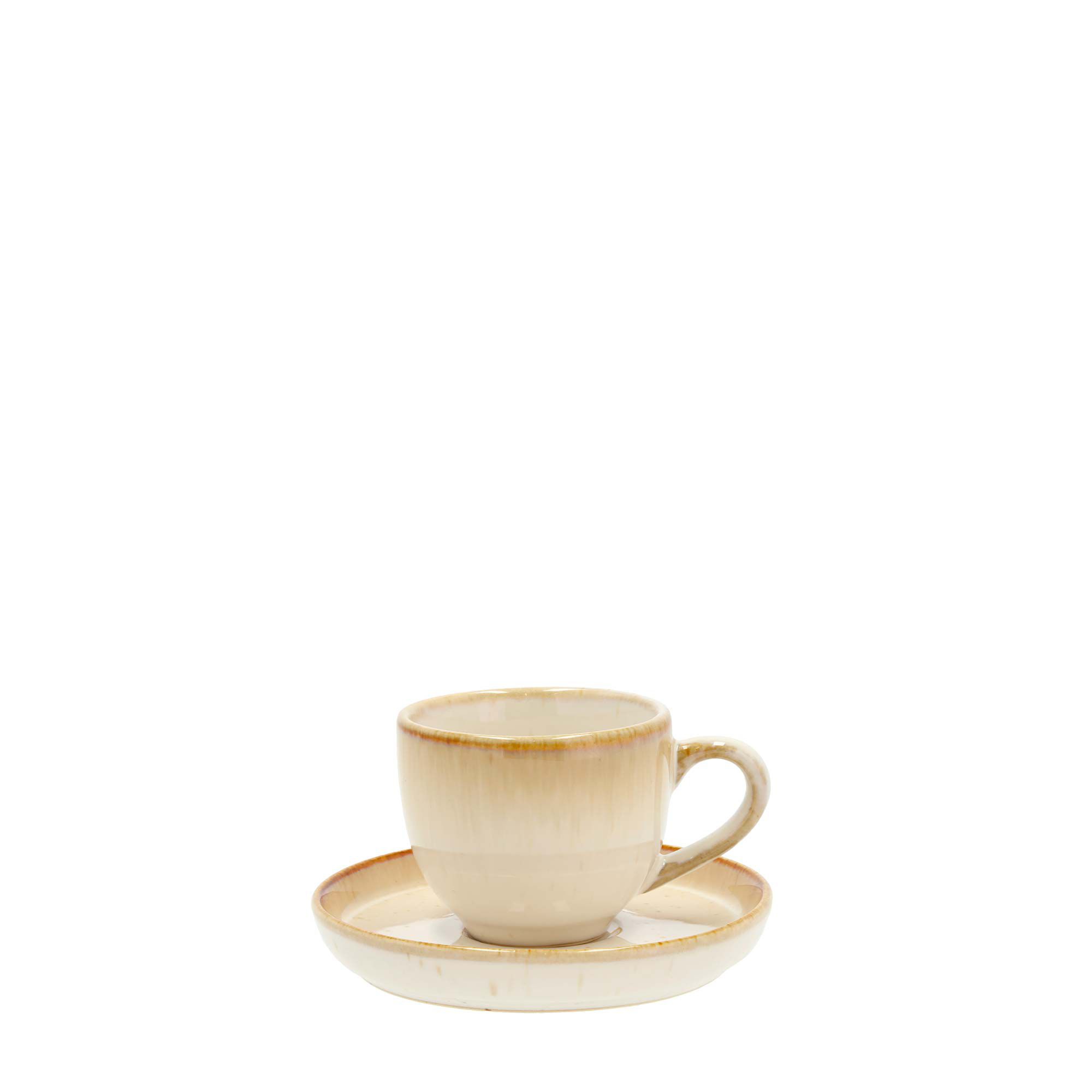 Bitz - Espresso cup with handle and saucer - 7cl