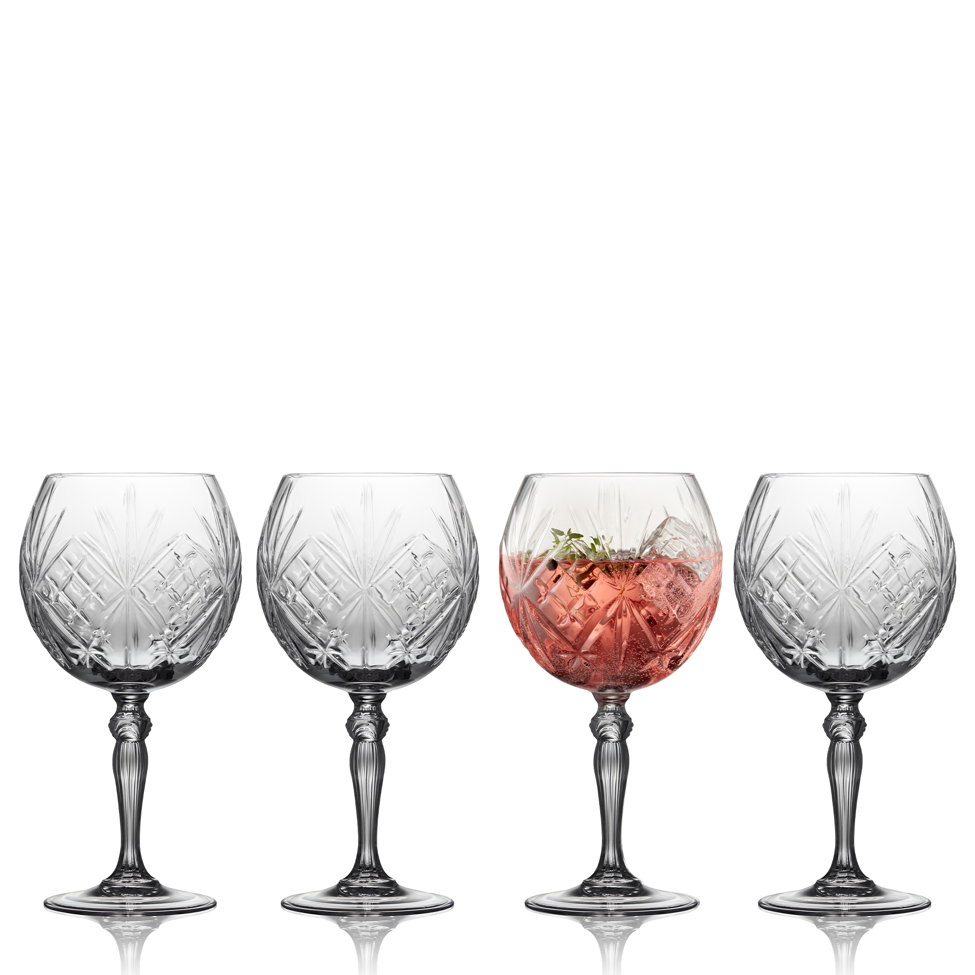 Lyngby Glas - Melodia - Gin & Tonic Glas - 4 Stck. Lyngby Glas - Melodia - Gin & Tonic Glas - 4 Stck.