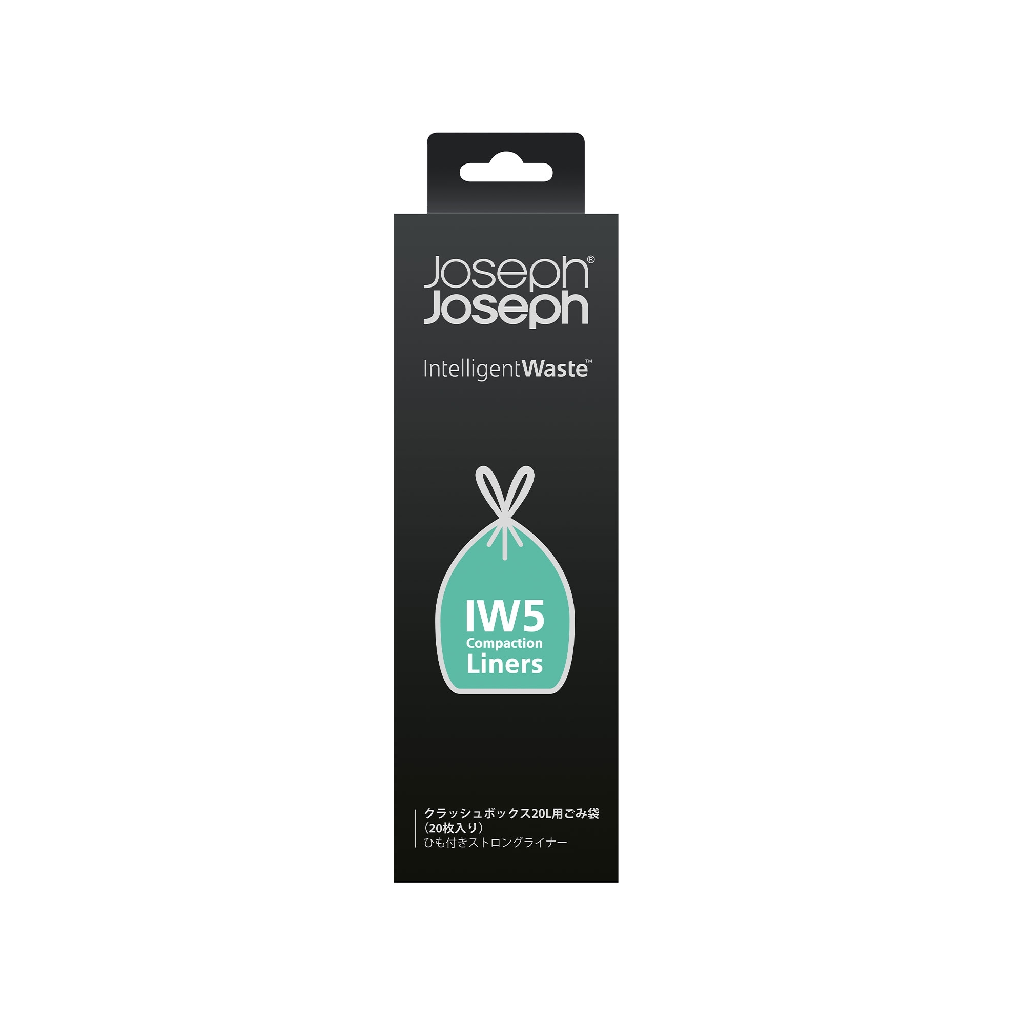 Joseph Joseph - IW5 40 L Bin Liners - 20 pieces, transparent