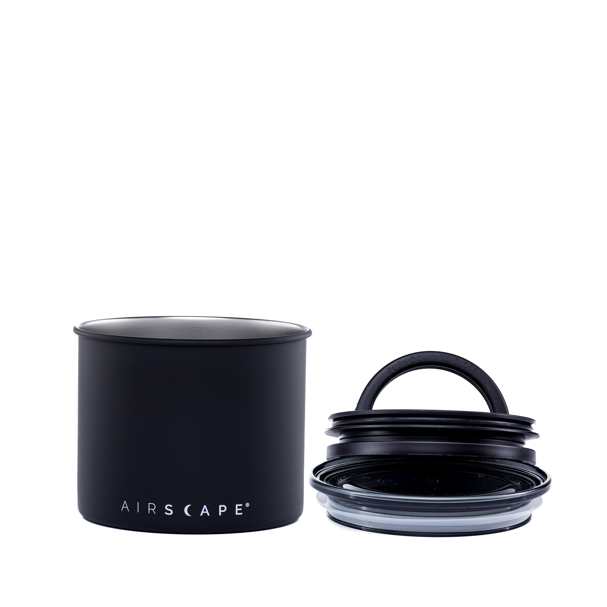 Airscape® – Stainless Steel Aroma Container, small, matte black