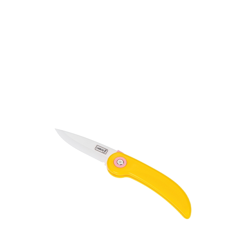Lurch - Picknick-Messer gelb/rosa