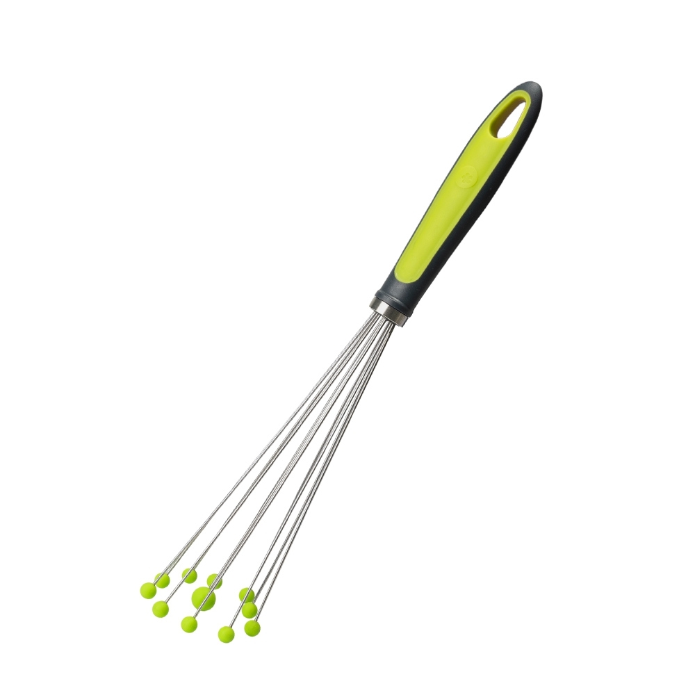 Kochblume - Kugel-Schneebesen - 33,5 cm. limette