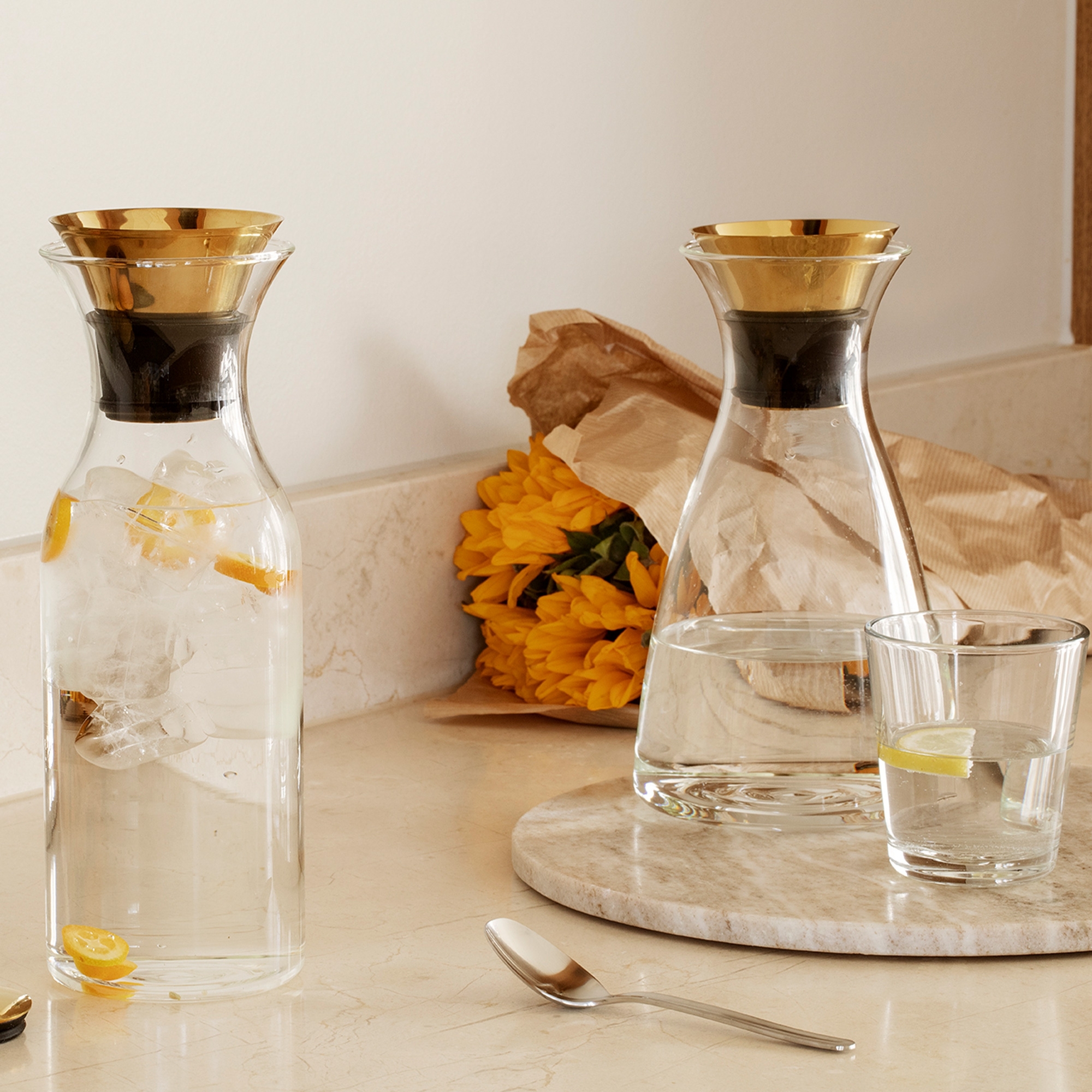 Eva Solo - Tilting lid in brass Eva Solo - Tilting lid in brass